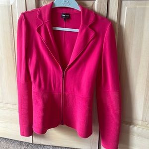 Giorgio Armani zip up blazer